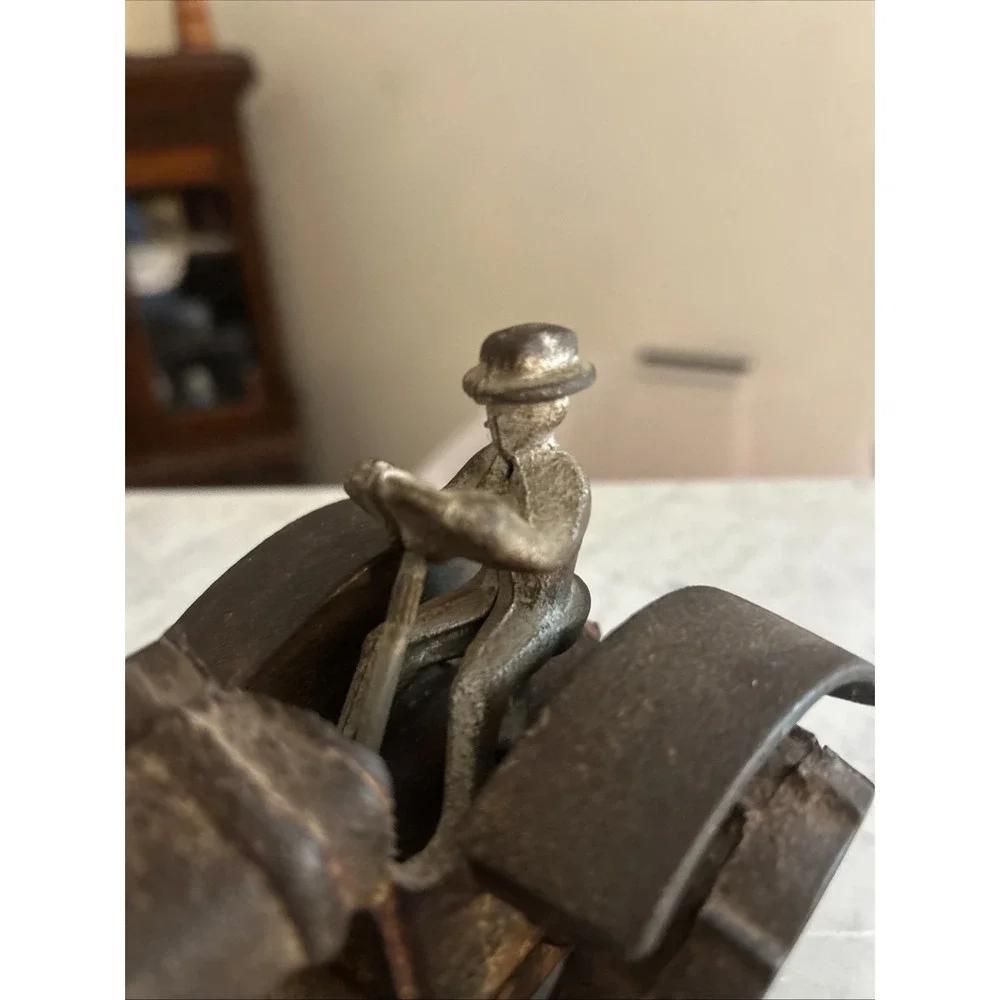 Antique Fordson Cast Iron Tractor with Driver by Arcade Manufacturing Company